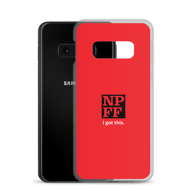 Samsung Case - Red with NPFF logo