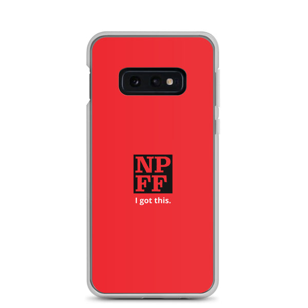 Samsung Case - Red with NPFF logo