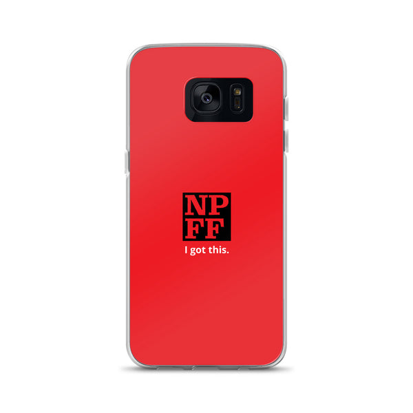 Samsung Case - Red with NPFF logo