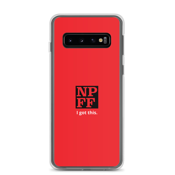 Samsung Case - Red with NPFF logo