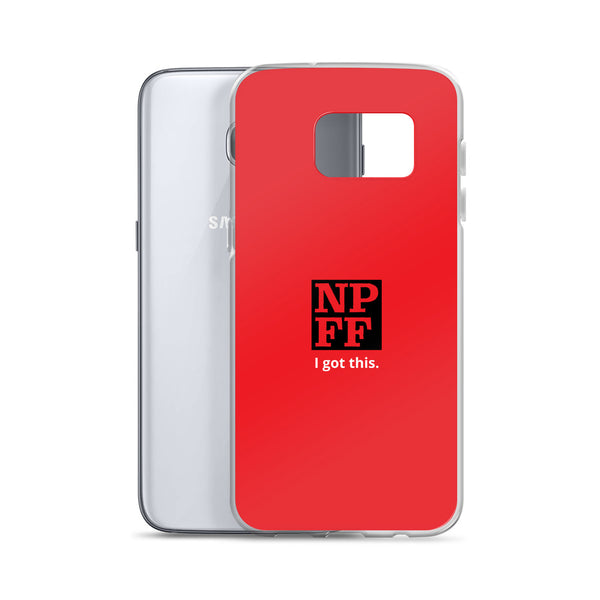 Samsung Case - Red with NPFF logo