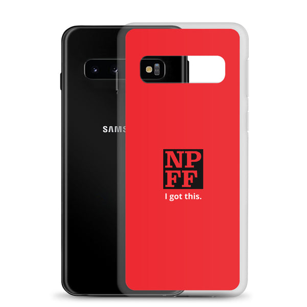 Samsung Case - Red with NPFF logo