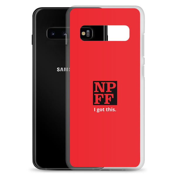 Samsung Case - Red with NPFF logo