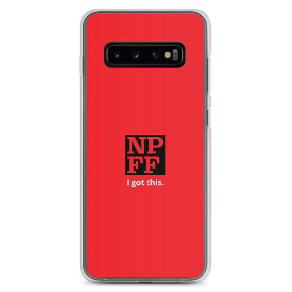 Samsung Case - Red with NPFF logo