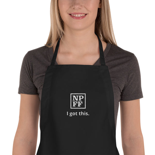NPFF Embroidered Apron