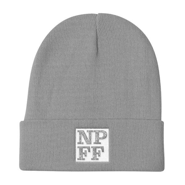 Knit Beanie - NPFF logo
