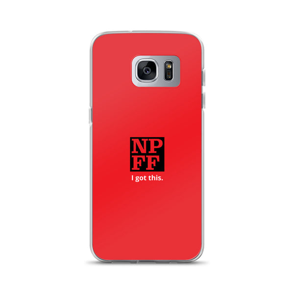 Samsung Case - Red with NPFF logo