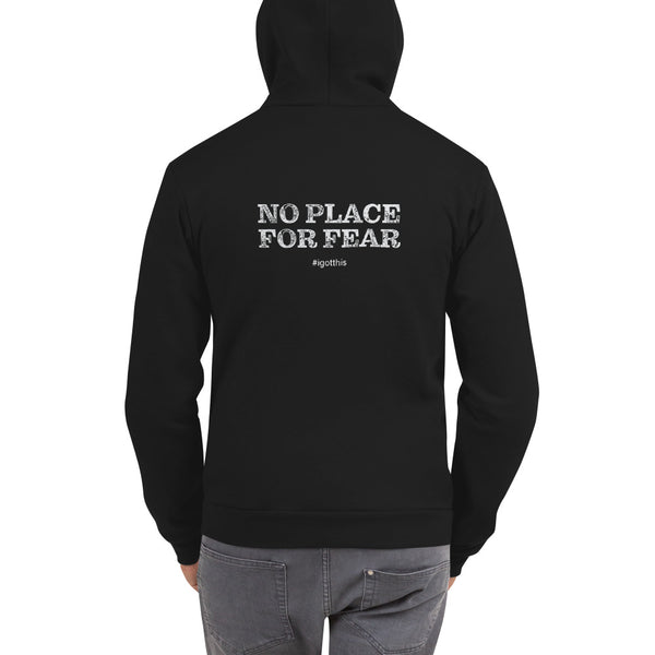 Hoodie sweater - NPFF front, full text back