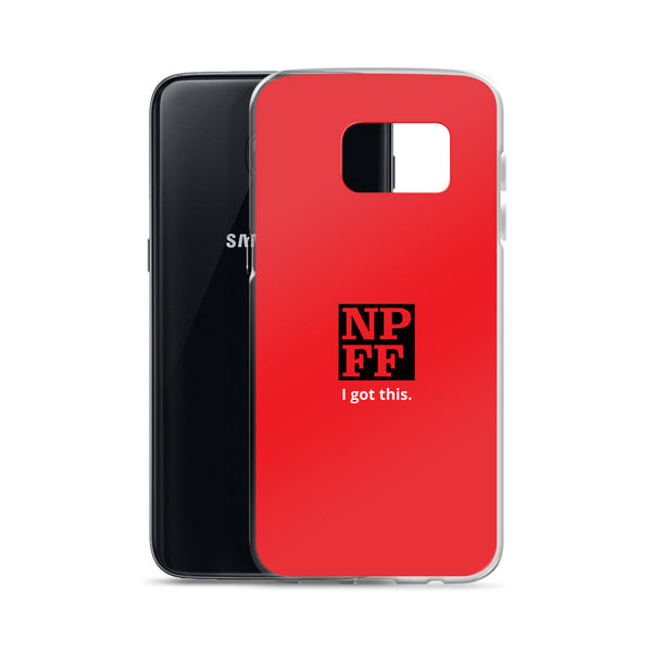 Samsung Case - Red with NPFF logo